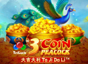 3 Coin Golden Peacock